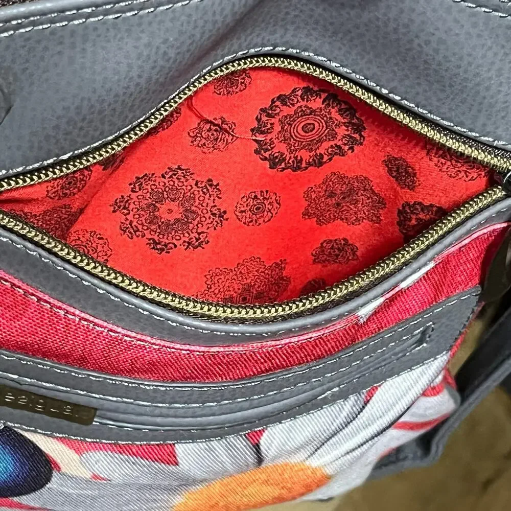 Desigual Crossbody Bag Wizard Of Oz Artsy Daisy Boho Purse Fantasy Y2K NWOT